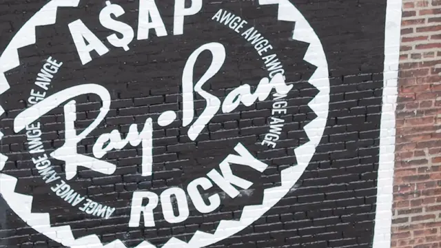 A$AP Rocky × Ray-Ban mural by Open Air Gallery, New York, NY