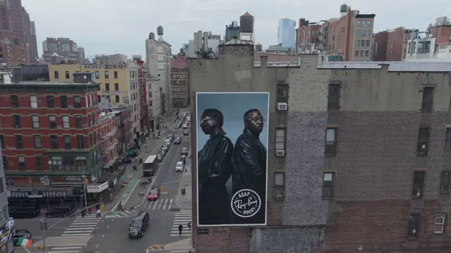 A$AP Rocky × Ray-Ban mural by Open Air Gallery, New York, NY