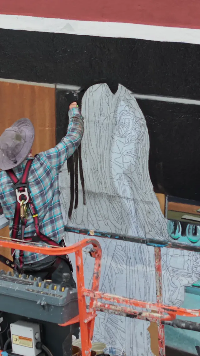 CB2 × Kravitz Design mural by Open Air Gallery, New York, NY