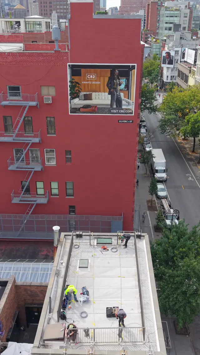 CB2 × Kravitz Design mural by Open Air Gallery, New York, NY