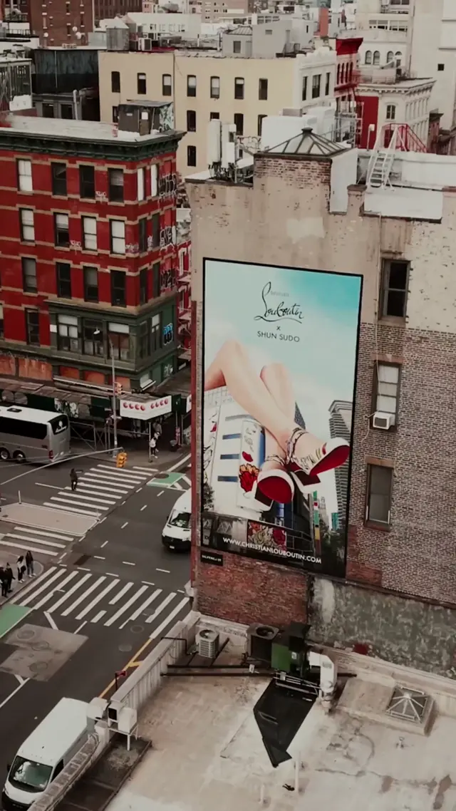 Christian Louboutin × Shun Sudo mural by Open Air Gallery, New York, NY