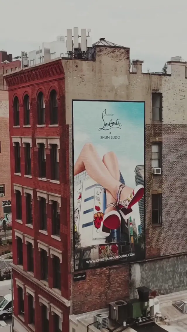 Christian Louboutin × Shun Sudo mural by Open Air Gallery, New York, NY