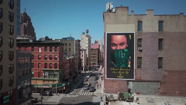 Moncler mural by Open Air Gallery, New York, NY