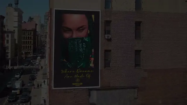 Moncler mural by Open Air Gallery in New York, NY