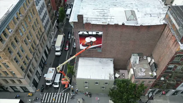 Nike Air mural by Open Air Gallery, New York, NY