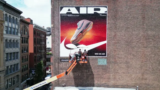 Nike Air mural by Open Air Gallery, New York, NY