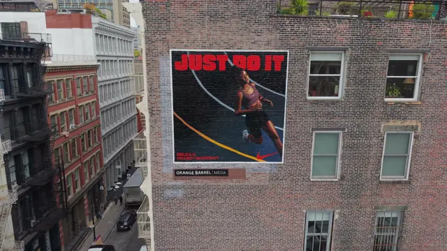 Nike — Just Do It mural by Open Air Gallery, New York, NY