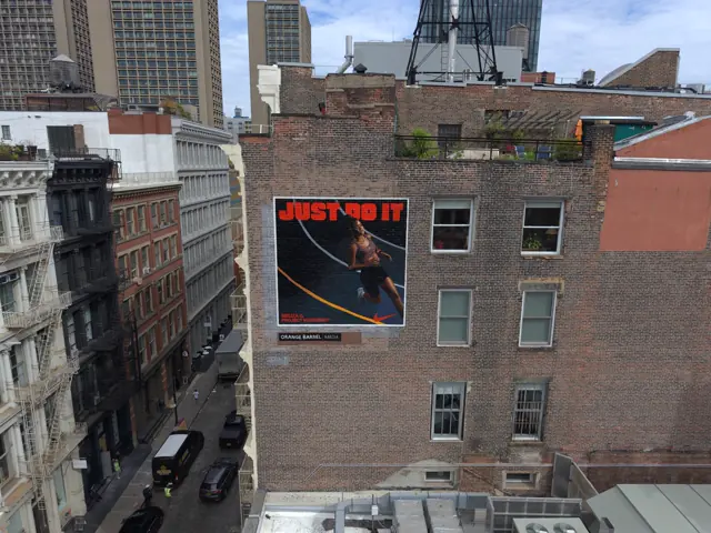 Nike — Just Do It mural by Open Air Gallery in New York, NY
