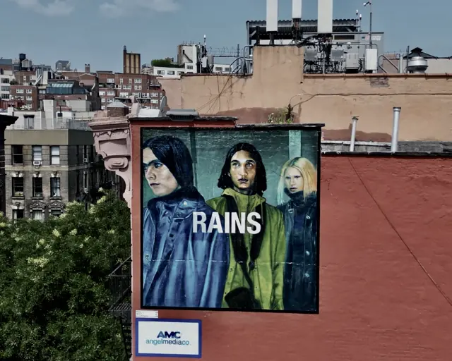 Rains mural by Open Air Gallery, New York, NY