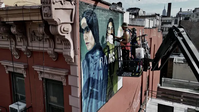 Rains mural by Open Air Gallery in New York, NY