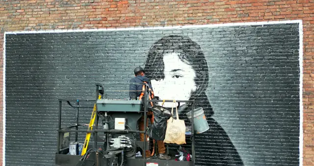 Sam Edelman mural by Open Air Gallery, New York, NY