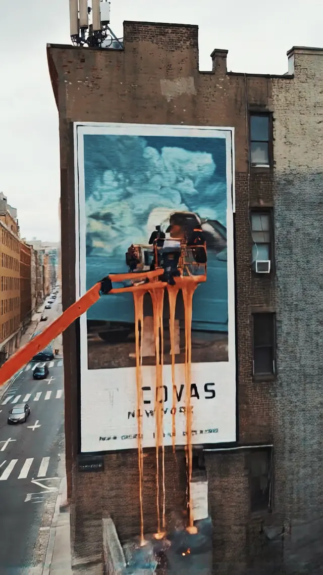 Tecovas mural by Open Air Gallery, New York, NY