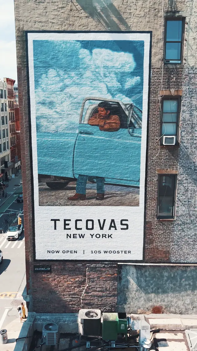 Tecovas mural by Open Air Gallery in New York, NY