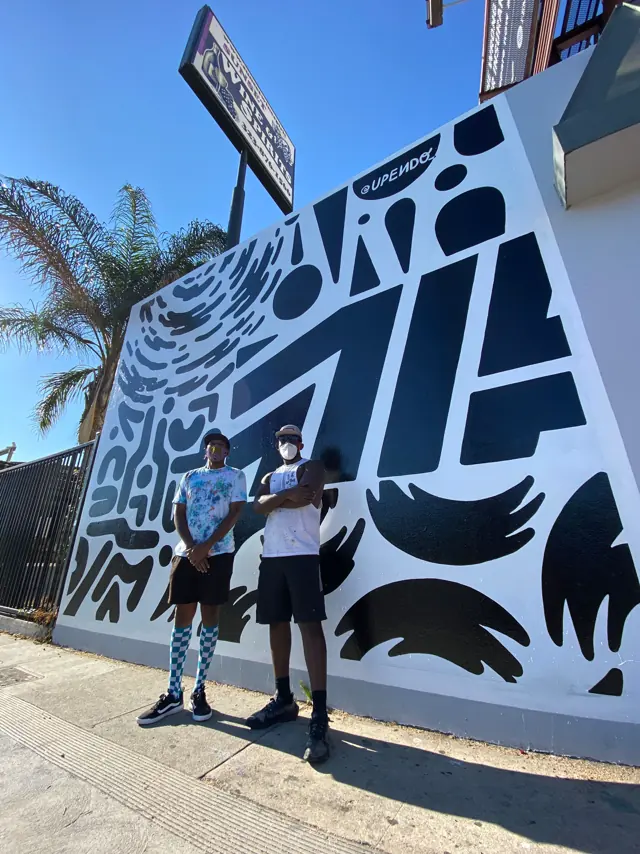 Upendo mural by Open Air Gallery, Los Angeles, CA